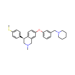 CSc1ccc([C@@H]2CN(C)Cc3cc(Oc4cccc(CN5CCCCC5)c4)ccc32)cc1 ZINC000028827064