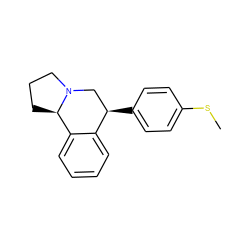 CSc1ccc([C@@H]2CN3CCC[C@@H]3c3ccccc32)cc1 ZINC000006019879