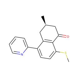 CSc1ccc(-c2ccccn2)c2c1C(=O)C[C@H](C)C2 ZINC000026726595