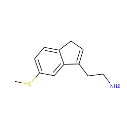 CSc1ccc2c(c1)C(CCN)=CC2 ZINC000027200443