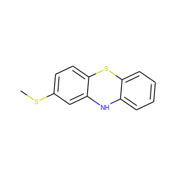 CSc1ccc2c(c1)Nc1ccccc1S2 ZINC000000404169