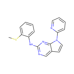 CSc1ccccc1Nc1ncc2ccn(-c3ccccn3)c2n1 ZINC000028572521