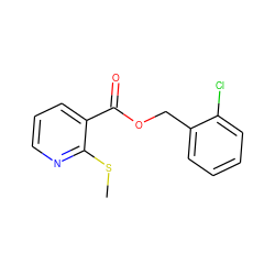 CSc1ncccc1C(=O)OCc1ccccc1Cl ZINC000003301845