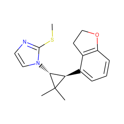 CSc1nccn1[C@@H]1[C@@H](c2cccc3c2CCO3)C1(C)C ZINC000029479064