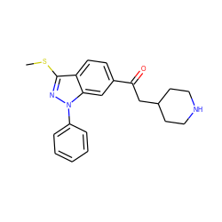 CSc1nn(-c2ccccc2)c2cc(C(=O)CC3CCNCC3)ccc12 ZINC000169706049