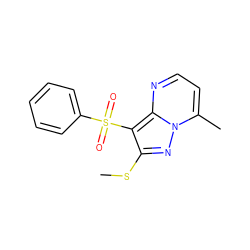 CSc1nn2c(C)ccnc2c1S(=O)(=O)c1ccccc1 ZINC000066075008