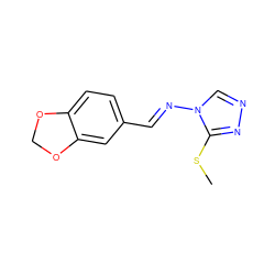 CSc1nncn1/N=C/c1ccc2c(c1)OCO2 ZINC000003179101