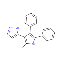 Cc1[nH]c(-c2ccccc2)c(-c2ccccc2)c1-c1ccn[nH]1 ZINC000169352545