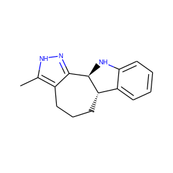 Cc1[nH]nc2c1CCC[C@H]1c3ccccc3N[C@H]21 ZINC000040891954