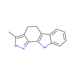 Cc1[nH]nc2c1CCc1c-2[nH]c2ccccc12 ZINC000040380529