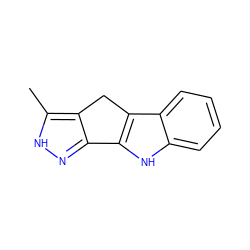 Cc1[nH]nc2c1Cc1c-2[nH]c2ccccc12 ZINC000040891952