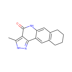 Cc1[nH]nc2c1c(=O)[nH]c1cc3c(cc12)CCCC3 ZINC000028956993