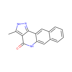 Cc1[nH]nc2c1c(=O)[nH]c1cc3ccccc3cc12 ZINC000028956989