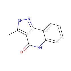 Cc1[nH]nc2c1c(=O)[nH]c1ccccc12 ZINC000026747748