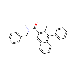 Cc1c(C(=O)N(C)Cc2ccccc2)cc2ccccc2c1-c1ccccc1 ZINC000013525328