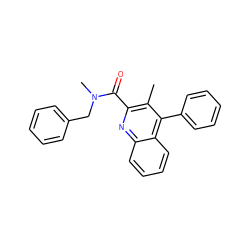 Cc1c(C(=O)N(C)Cc2ccccc2)nc2ccccc2c1-c1ccccc1 ZINC000000602958