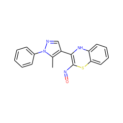 Cc1c(C2=C(N=O)Sc3ccccc3N2)cnn1-c1ccccc1 ZINC001772570904