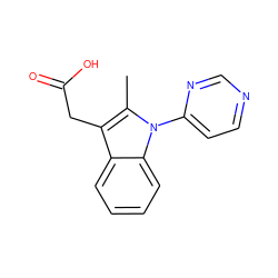 Cc1c(CC(=O)O)c2ccccc2n1-c1ccncn1 ZINC000036127015