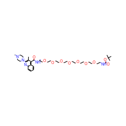 Cc1c(N2CCN(C)CC2)nc2ccccc2c1C(=O)NCCOCCOCCOCCOCCOCCOCCOCCNC(=O)OC(C)(C)C ZINC000084615671