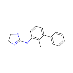 Cc1c(NC2=NCCN2)cccc1-c1ccccc1 ZINC000013487079