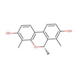 Cc1c(O)ccc2c1O[C@@H](C)c1c-2ccc(O)c1C ZINC000028571580