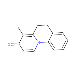 Cc1c2n(ccc1=O)-c1ccccc1CC2 ZINC000027211803