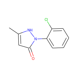 Cc1cc(=O)n(-c2ccccc2Cl)[nH]1 ZINC000100009250