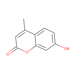 Cc1cc(=O)oc2cc(O)ccc12 ZINC000000058121