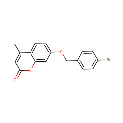 Cc1cc(=O)oc2cc(OCc3ccc(Br)cc3)ccc12 ZINC000000459362