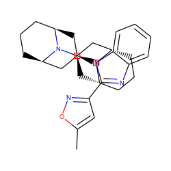 Cc1cc(-c2nc3ccccc3n2[C@@H]2C[C@@H]3CCC[C@H](C2)N3[C@@H]2C[C@H]3CCC[C@H](C3)C2)no1 ZINC000473236431