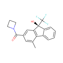 Cc1cc(C(=O)N2CCC2)cc2c1-c1ccccc1[C@@]2(O)C(F)(F)F ZINC000143482807