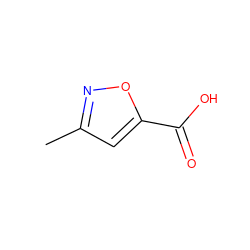 Cc1cc(C(=O)O)on1 ZINC000000389129