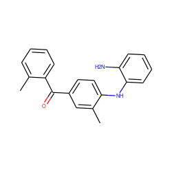 Cc1cc(C(=O)c2ccccc2C)ccc1Nc1ccccc1N ZINC000013531298