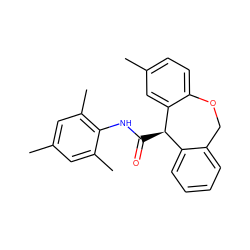 Cc1cc(C)c(NC(=O)[C@@H]2c3ccccc3COc3ccc(C)cc32)c(C)c1 ZINC000013735147