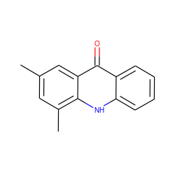 Cc1cc(C)c2[nH]c3ccccc3c(=O)c2c1 ZINC001772579360