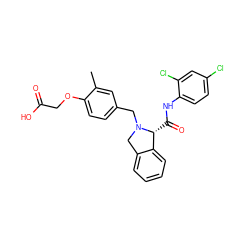 Cc1cc(CN2Cc3ccccc3[C@H]2C(=O)Nc2ccc(Cl)cc2Cl)ccc1OCC(=O)O ZINC000064479696