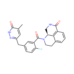 Cc1cc(Cc2ccc(F)c(C(=O)N3CCc4cccc5c4[C@@H]3CNC5=O)c2)n[nH]c1=O ZINC000095585168