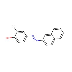 Cc1cc(N=Nc2ccc3ccccc3c2)ccc1O ZINC000242548824