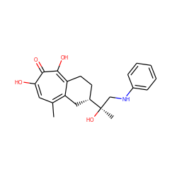 Cc1cc(O)c(=O)c(O)c2c1C[C@@H]([C@](C)(O)CNc1ccccc1)CC2 ZINC000072108798