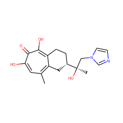 Cc1cc(O)c(=O)c(O)c2c1C[C@@H]([C@](C)(O)Cn1ccnc1)CC2 ZINC000072107165