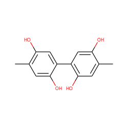 Cc1cc(O)c(-c2cc(O)c(C)cc2O)cc1O ZINC000001641160