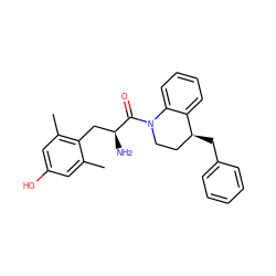 Cc1cc(O)cc(C)c1C[C@H](N)C(=O)N1CC[C@H](Cc2ccccc2)c2ccccc21 ZINC000103225233