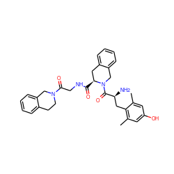 Cc1cc(O)cc(C)c1C[C@H](N)C(=O)N1Cc2ccccc2C[C@@H]1C(=O)NCC(=O)N1CCc2ccccc2C1 ZINC000653714199