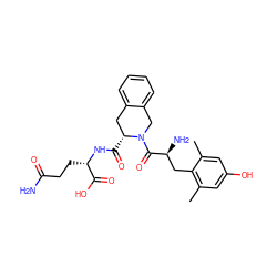 Cc1cc(O)cc(C)c1C[C@H](N)C(=O)N1Cc2ccccc2C[C@H]1C(=O)N[C@@H](CCC(N)=O)C(=O)O ZINC000013581424