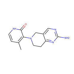 Cc1cc[nH]c(=O)c1N1CCc2nc(N)ncc2C1 ZINC001772603432