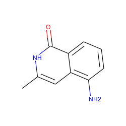 Cc1cc2c(N)cccc2c(=O)[nH]1 ZINC000096282480