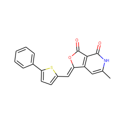 Cc1cc2c(c(=O)[nH]1)C(=O)O/C2=C\c1ccc(-c2ccccc2)s1 ZINC000040864280