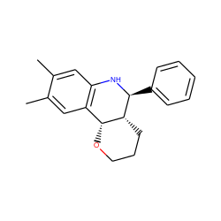 Cc1cc2c(cc1C)[C@H]1OCCC[C@H]1[C@H](c1ccccc1)N2 ZINC000049013869