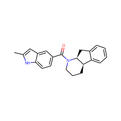 Cc1cc2cc(C(=O)N3CCC[C@@H]4c5ccccc5C[C@@H]43)ccc2[nH]1 ZINC000117624502