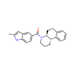 Cc1cc2cc(C(=O)N3CCC[C@H]4c5ccccc5CC[C@@H]43)ccc2[nH]1 ZINC000117627038